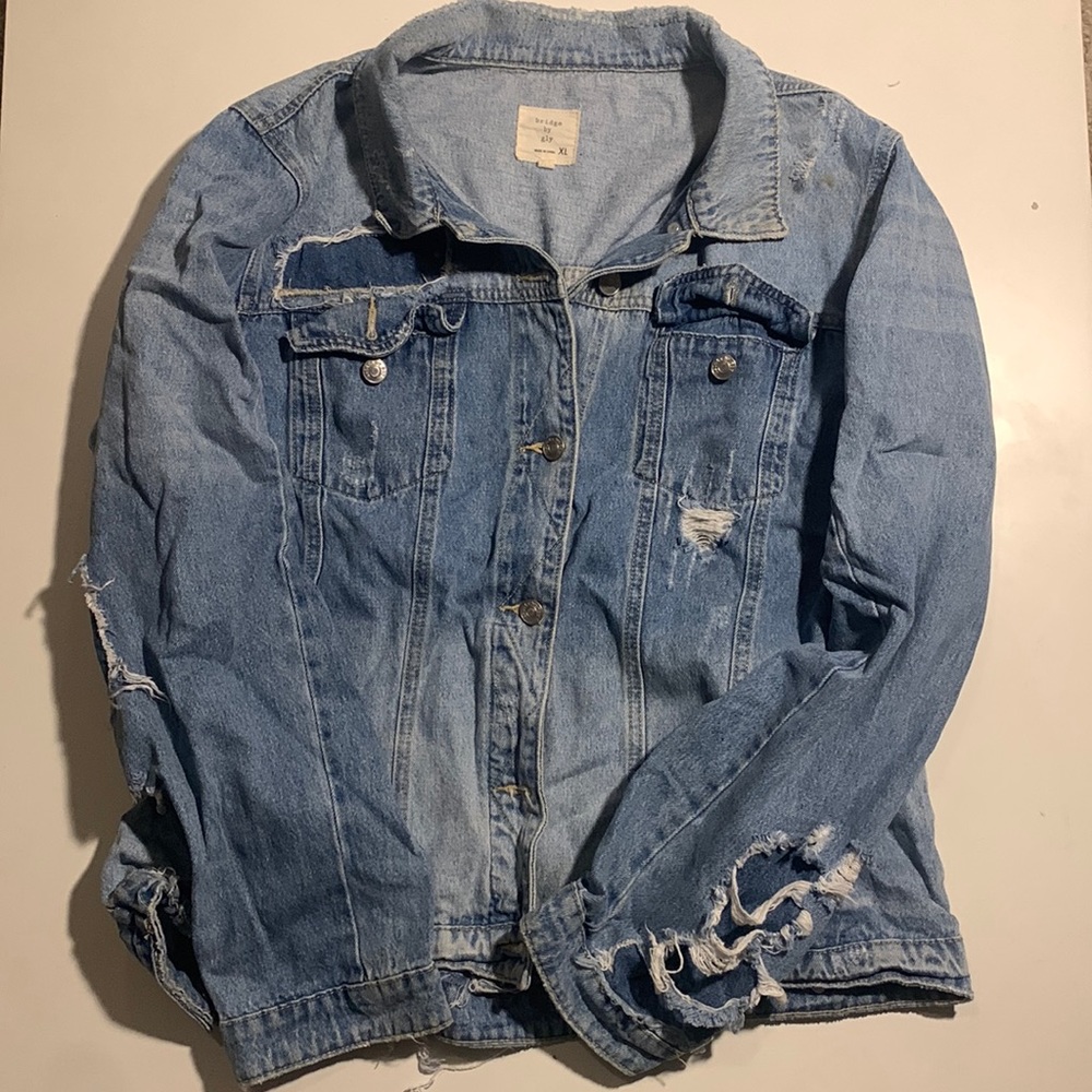 Ripped Denim Jacket